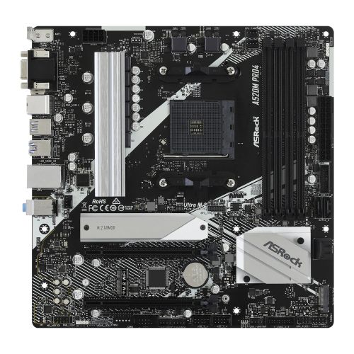 ASRock A520M-HVS Micro ATX Socket AM4 AMD A520 Motherboard Installation  Guide