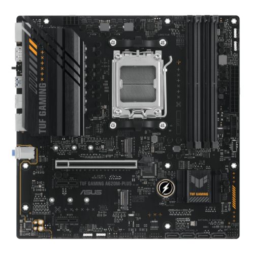 Asus TUF GAMING A620M-PLUS WIFI, AMD A620, AM5, Micro ATX, 4 DDR5, HDMI, 2 DP, Wi-Fi 6, 2.5G LAN, PCIe4, 2x M.2